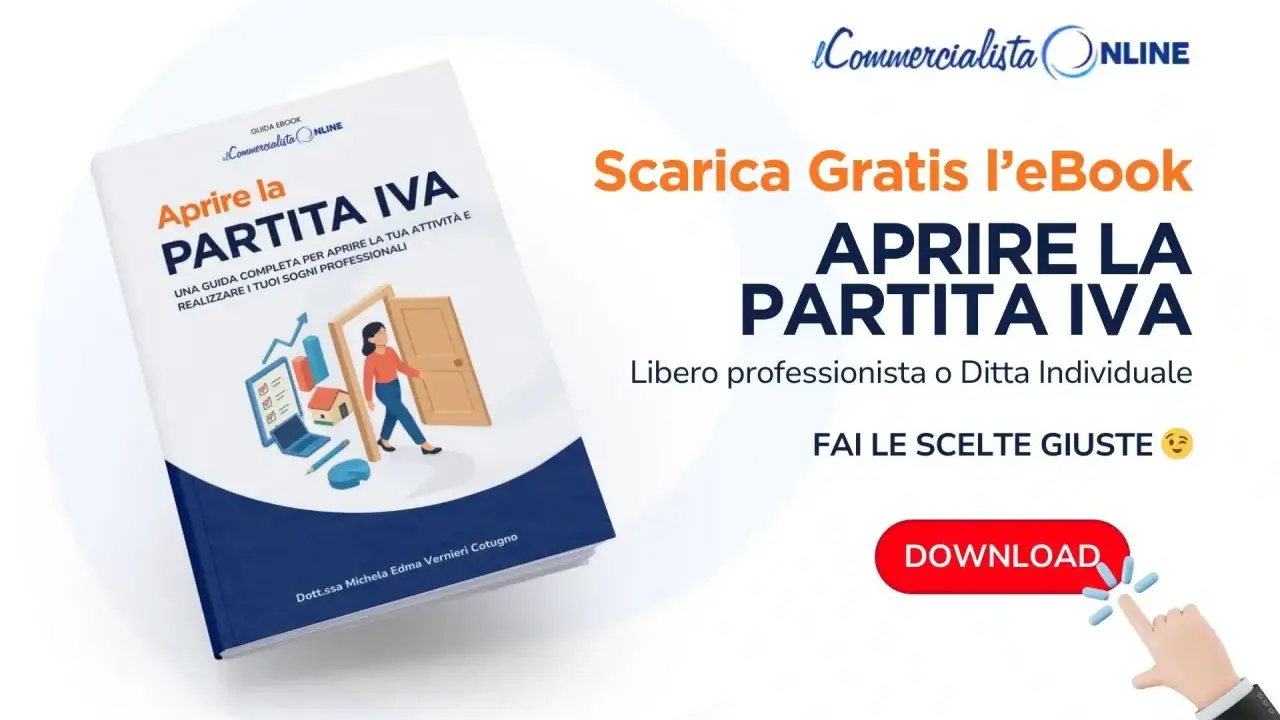 Guida eBook "Aprire la Partita IVA" per libero professionista. Scarica gratis e fai le scelte giuste per la tua attività.