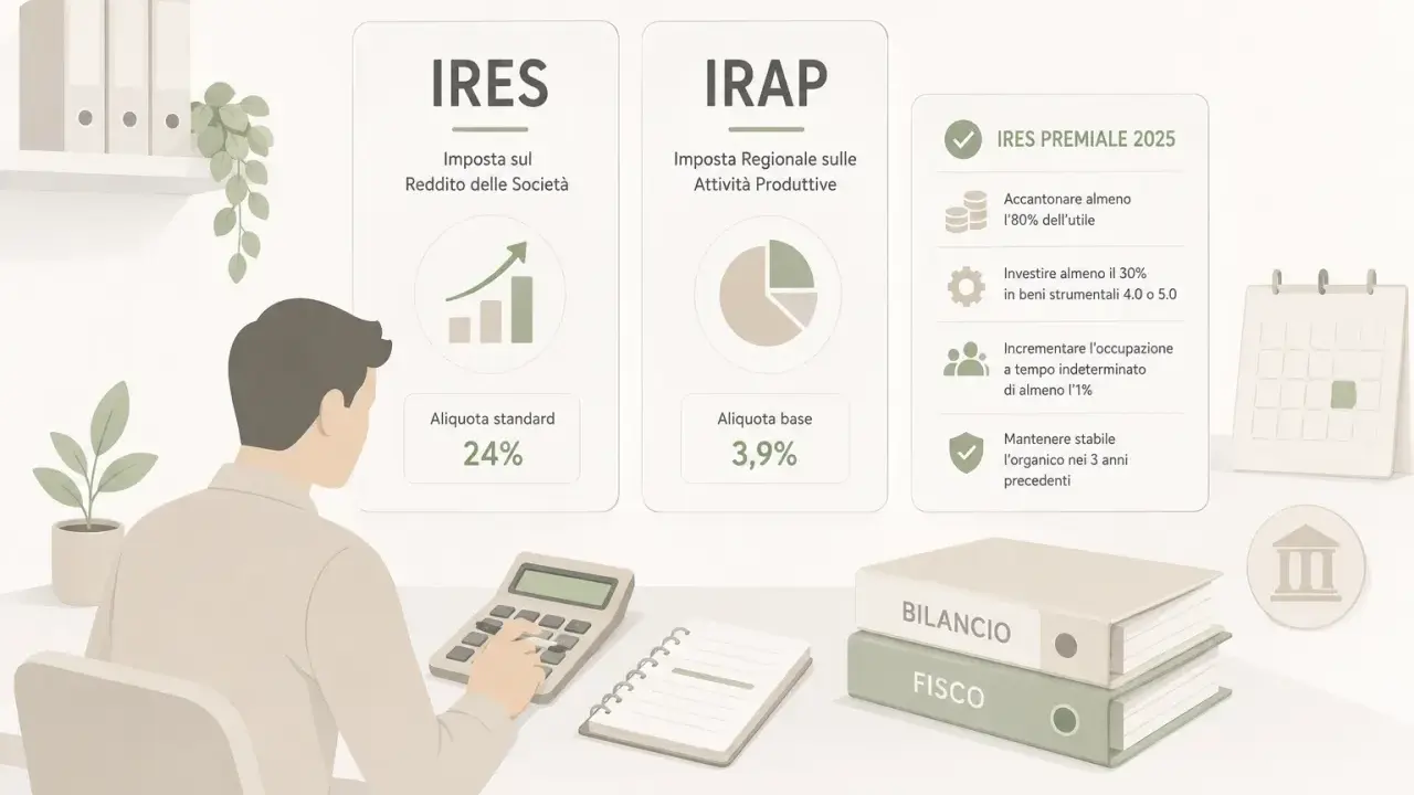 Spiegazione IRAP: imposta regionale sulle attività produttive, aliquota base 3,9%. Chi la paga? Le imprese.