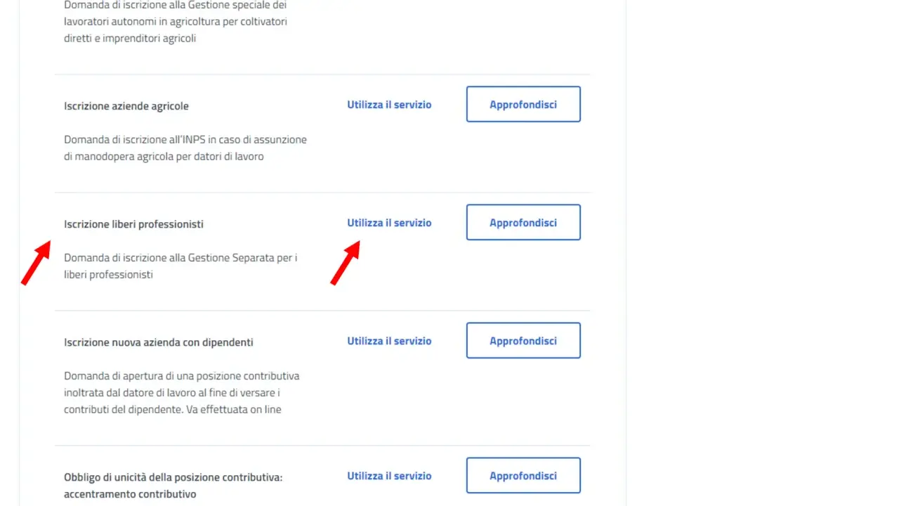 Domanda di iscrizione alla Gestione Separata per liberi professionisti, utile per conoscere i codici ateco gestione separata.