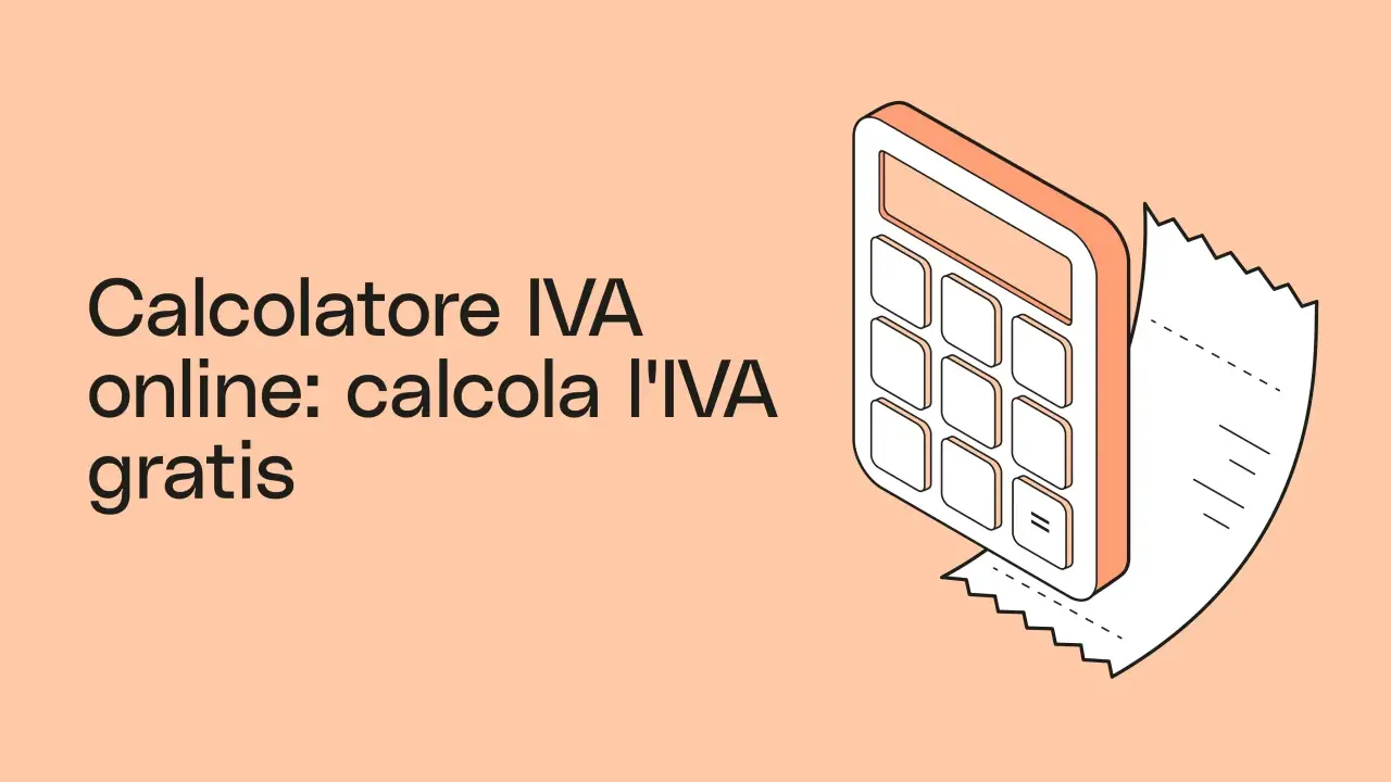 Calcolatore IVA online: calcola l'IVA gratis, anche l'aliquota ordinaria, con la calcolatrice e la ricevuta.