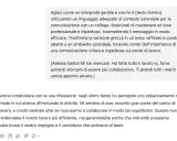 Esempio di circolare comunicazione interna aziendale: un testo che invita alla collaborazione e a un carico di lavoro più equilibrato.
