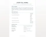 CV funzionale con riepilogo del profilo, competenze chiave e competenze tecniche. Elenca strumenti, linguaggi e metodologie.