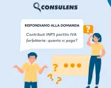 Due persone si interrogano su quanti contributi si pagano al mese per la partita IVA forfettaria.