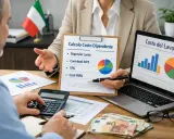 Analisi del costo del lavoro: si discute quanto paga il datore di lavoro di contributi INPS, TFR e costi INAIL, con grafici e calcolatrice.