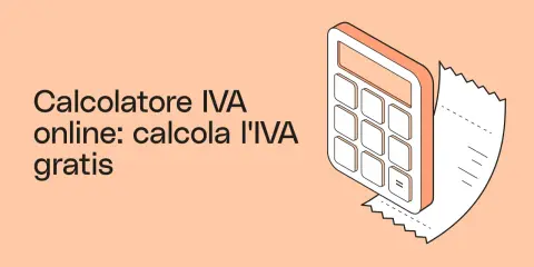 Calcolatore IVA online: calcola l'IVA gratis, anche l'aliquota ordinaria, con la calcolatrice e la ricevuta.