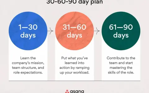Piano 30-60-90 giorni: il significato di onboarding è imparare, agire e contribuire per padroneggiare il ruolo.