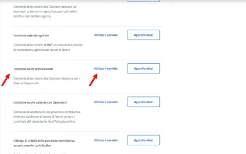 Domanda di iscrizione alla Gestione Separata per liberi professionisti, utile per conoscere i codici ateco gestione separata.