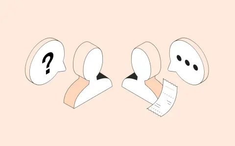 Due figure stilizzate discutono: una con un punto interrogativo, l'altra con uno scontrino. Capire cosa significa deducibile al 100 è fondamentale.