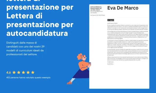 Lettera di presentazione per autocandidatura, con modelli di curriculum ideati da professionisti.